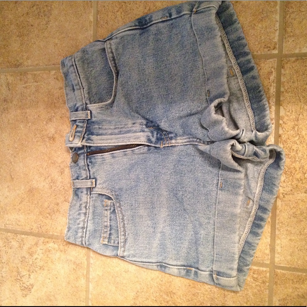 American apparel high waisted shorts
